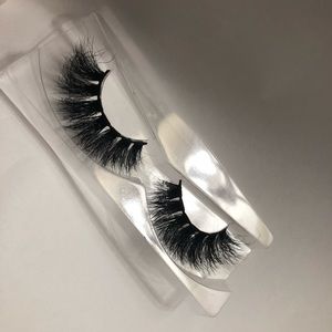 3D MINK FALSE EYELASHES LASHES REAL HAIR 25 WEARS